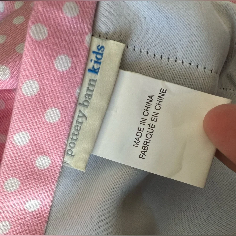 Pottery Barn Lined Blockout Pink Polka Dot Drapes